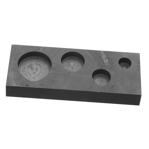 SEWACC Hochreine Graphit Barrenform Gießform für Metallgießen Verschleißfest Schlagfest Langlebig für Messing Gold Silber Kupfer Glatte Oberfläche Einfach Entfernbar Design SEWACC Hochreine Graphit Barrenform Gießform für Metallgießen Verschleißfest Schlagfest Langlebig für Messing Gold Silber Kupfer Glatte Oberfläche Einfach Entfernbar Design von SEWACC