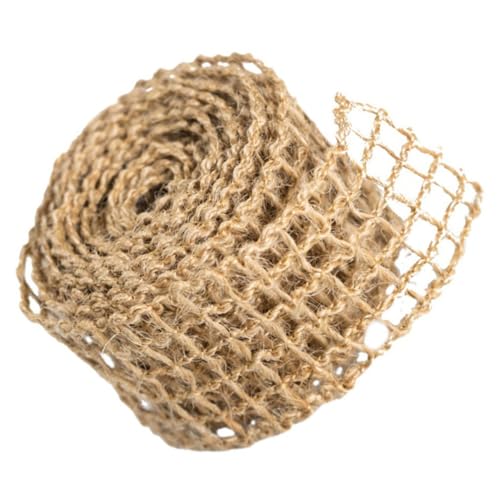 SEWACC Hohlgewebtes Juteband mit Draht Rustikales Geschenkband zum Basteln Packband für Dekorationen bei Shower Erntedankfest Weihnachts und Herbstdeko SEWACC Hohlgewebtes Juteband mit Draht Rustikales Geschenkband zum Basteln Packband für Dekorationen bei Shower Erntedankfest Weihnachts und Herbstdeko von SEWACC