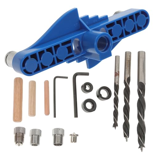 SEWACC Hole Jig Dübel bohrschablone aus Abs Verstellbarer Holzbohrer positionierer für Präzises Vertikales Bohren an Holzplatten Langlebiges Zimmerei werkzeug für DIY Holzarbeiten SEWACC Hole Jig Dübel bohrschablone aus Abs Verstellbarer Holzbohrer positionierer für Präzises Vertikales Bohren an Holzplatten Langlebiges Zimmerei werkzeug für DIY Holzarbeiten von SEWACC