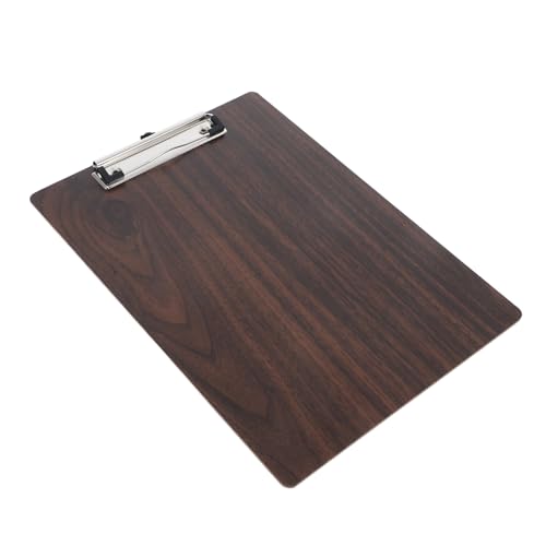 SEWACC Holz Klemmbrett mit Metallschließe Leichtes und Stabiles Zeichenbrett aus Walnussholz Tragbar für Schule Büro Lehrer und Robustes Schreibbrett mit Abgerundeten Kanten Praktisches SEWACC Holz Klemmbrett mit Metallschließe Leichtes und Stabiles Zeichenbrett aus Walnussholz Tragbar für Schule Büro Lehrer und Robustes Schreibbrett mit Abgerundeten Kanten Praktisches von SEWACC