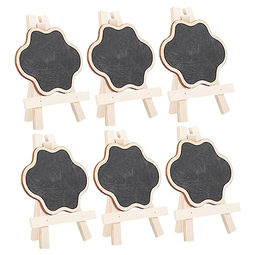 SEWACC Holz Mini Kreidetafel Doppelseitige Kleine Tafeln mit Staffelei Wiederverwendbare Werbetafeln Vielseitige Nachrichtentafeln für Zuhause Büro und Dekoration Teilig Kreide von SEWACC
