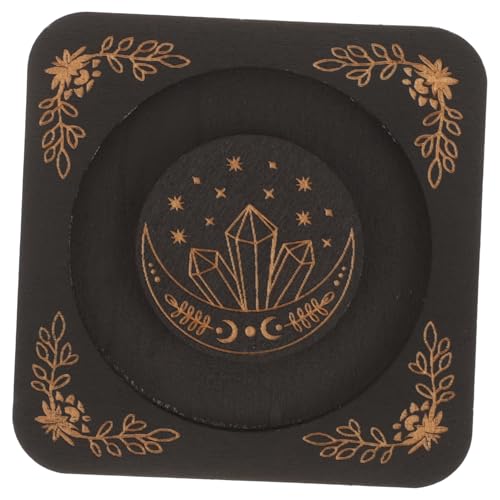 SEWACC Holz Schmucktablett Rund Schmuckablage Armband Display Tray für Wohnzimmer Deko und Aufbewahrung von Armbändern Langlebiges Holztablett als Stilvolles Home Decor von SEWACC