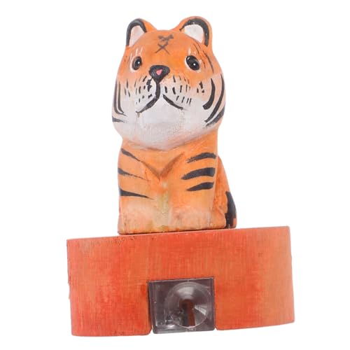 SEWACC Holz-bleistiftspitzer Tigerform Handlich Präzises Anspitzen Langlebig Kindgerecht Kreatives Schulzubehör für Zuhause und Schule Praktisches Schreibwaren-tool Dekorativ und von SEWACC