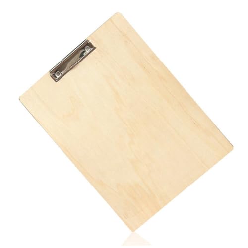 SEWACC Holz skizzenbrett mit Festem Clip Tragbares Zeichenbrett für Erwachsene Mobiles Malbrett für Drinnen und Draußen Geeignet für Schüler und Künstler von SEWACC