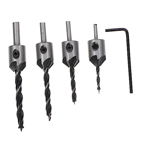 SEWACC Holzbohrer Set Teiliges Kegelsenker Bohrer Set Stahl mit Wrench für Präzise Holzarbeiten Installieren und Langlebig für DIY Projekte SEWACC Holzbohrer Set Teiliges Kegelsenker Bohrer Set Stahl mit Wrench für Präzise Holzarbeiten Installieren und Langlebig für DIY Projekte von SEWACC