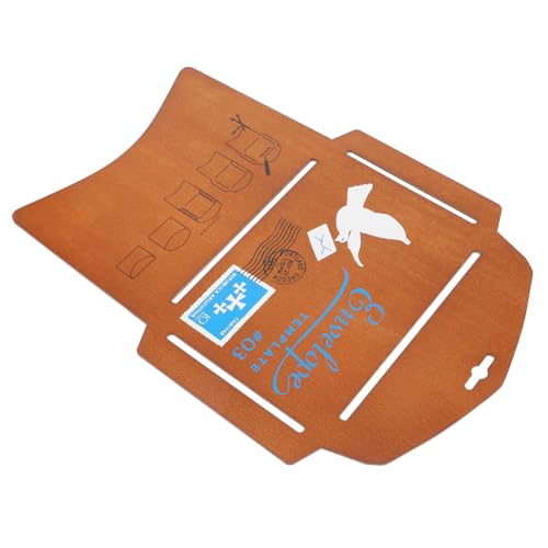SEWACC Holzbriefumschlag Vorlage DIY Stencil Kreative Umschlag Schablone für Briefkarten Einladungskarten Geschenkverpackung Vintage Stil Adressierungsschablone SEWACC Holzbriefumschlag Vorlage DIY Stencil Kreative Umschlag Schablone für Briefkarten Einladungskarten Geschenkverpackung Vintage Stil Adressierungsschablone von SEWACC