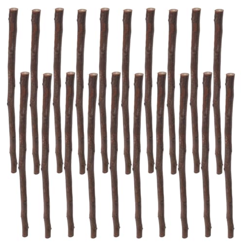 SEWACC Holzstäbe, natürliche Holzzweige für Bastelarbeiten, Holzhandwerk für Foto-Requisiten, Handwerk, 20 x 1 cm, 50 Stück SEWACC Holzstäbe, natürliche Holzzweige für Bastelarbeiten, Holzhandwerk für Foto-Requisiten, Handwerk, 20 x 1 cm, 50 Stück von SEWACC