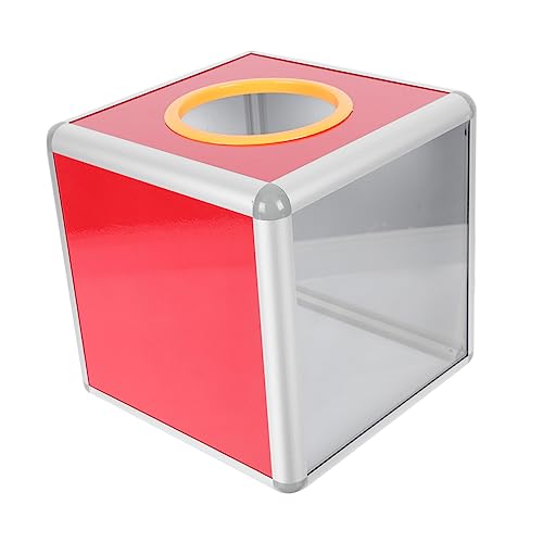 SEWACC Kasten Lotterie-box Für Hochzeit Abstimmung Brautjungfer Verlosen Spende Zubehör Mit Tombola-preise Lotterieinhaber Klarer Lotteriefall Tombola-versorgung Spendenfall Acryl von SEWACC