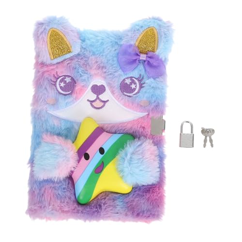 SEWACC Kawaii Flauschiges Notizbuch mit Schloss Plüsch Cover Tagebuch für Mädchen Fuzzy Tagebuch für Cartoon Schreibbuch für Schule Reisen und Büro SEWACC Kawaii Flauschiges Notizbuch mit Schloss Plüsch Cover Tagebuch für Mädchen Fuzzy Tagebuch für Cartoon Schreibbuch für Schule Reisen und Büro von SEWACC