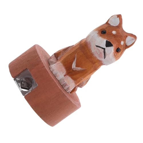 SEWACC Kawaii Shiba Inu Holz Anspitzer Handheld Schärfer für Schule Klassenzimmer Multifunktionale Schreibtisch Dekoration und Stifte Zubehör von SEWACC