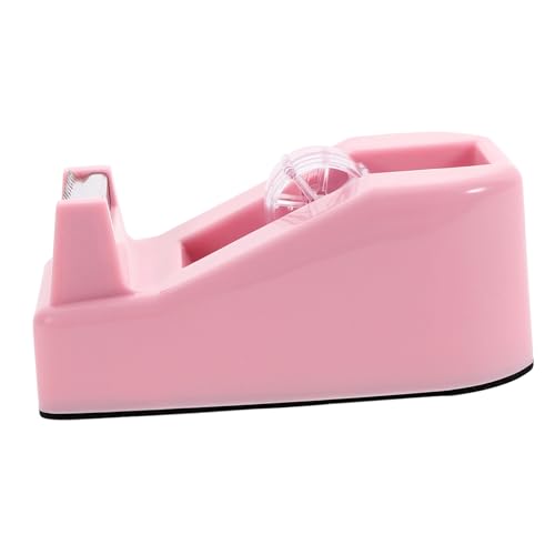 SEWACC Kawaii Tape Dispenser Pastellfarben Kleiner Abroller für Klebeband Schneidewerkzeug für Büro Zuhause und Stabiler Kunststoff Platzsparend und Langlebig von SEWACC
