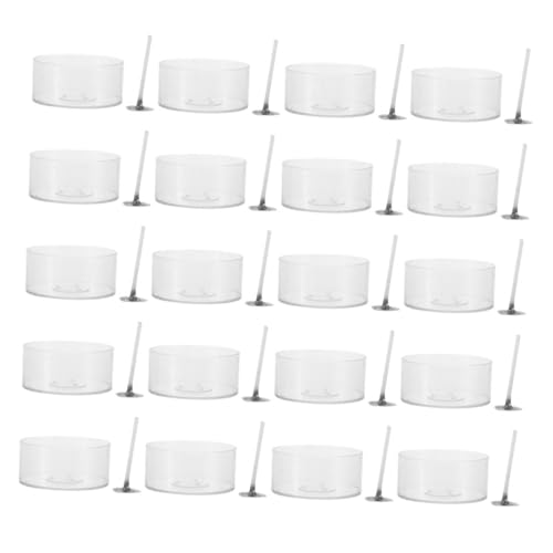 SEWACC Kerzenherstellungsset Teelichter Kerzenhalter Kerzenbehälter Zum Kerzenmachen DIY Form Teelichtbecher Mit Docht Kerzenherstellungszubehör Kerzenzubehör Kerzenboxen Aluminium SEWACC Kerzenherstellungsset Teelichter Kerzenhalter Kerzenbehälter Zum Kerzenmachen DIY Form Teelichtbecher Mit Docht Kerzenherstellungszubehör Kerzenzubehör Kerzenboxen Aluminium von SEWACC