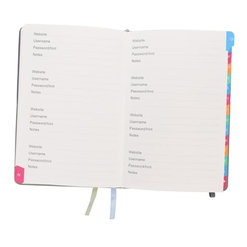 SEWACC Kleines Passwort Notizbuch mit Alphabetischen Tabs Portables Website Adressbuch zur Effizienten Passwortverwaltung Adress Notizheft für Übersichtliche Internetseite Organisation SEWACC Kleines Passwort Notizbuch mit Alphabetischen Tabs Portables Website Adressbuch zur Effizienten Passwortverwaltung Adress Notizheft für Übersichtliche Internetseite Organisation von SEWACC