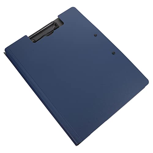 SEWACC Klemmbrett Dokumentenhalter für Büro und Schule Schreibpad Blau Doppelter Clip für Vielseitige Anwendungen im Home Office Restaurant und Besprechungsräumen von SEWACC