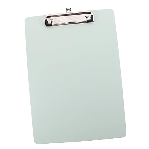 SEWACC Klemmbrett Schreibbrett mit Metallclip Multifunktionale Zwischenablage Leichtes Robustes Schreibbrett für Büro Schule Catering und in Pastellgrün SEWACC Klemmbrett Schreibbrett mit Metallclip Multifunktionale Zwischenablage Leichtes Robustes Schreibbrett für Büro Schule Catering und in Pastellgrün von SEWACC