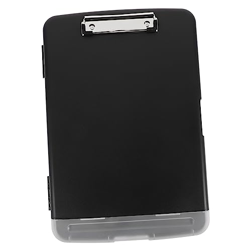 SEWACC Klemmbrett mit Stauraum Robustes Büro Clipboard aus Abs Seitliche Öffnung Fächer für Dokumente für Pflegekräfte Schreibtischarbeit und Umfangreiche Papierablage von SEWACC