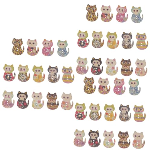 SEWACC Knöpfe Katze 150 Stk Knöpfe Nähen Katzenknöpfe Cartoon-katze-schaltflächen Katze-taste Knöpfe Zum Annähen Aus Holz Druckknöpfe Bambus Streudeko Katze SEWACC Knöpfe Katze 150 Stk Knöpfe Nähen Katzenknöpfe Cartoon-katze-schaltflächen Katze-taste Knöpfe Zum Annähen Aus Holz Druckknöpfe Bambus Streudeko Katze von SEWACC
