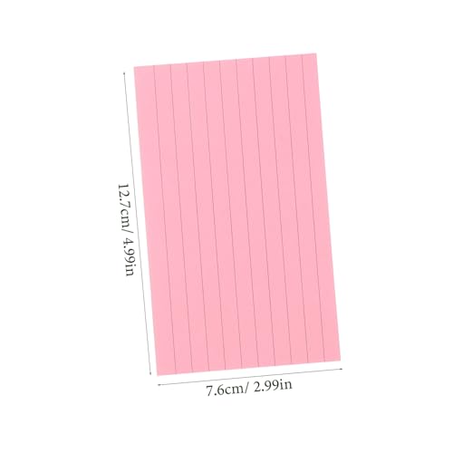 SEWACC Kompakte Haftnotizen mit Starker Klebekraft Liniertes Schreibpapier Praktische Memo Pads für Büro Schule und Zuhause Vielseitig Einsetzbar Leicht Tragbar von SEWACC