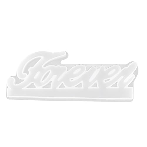 SEWACC Kreative Silikonform für DIY Home Dekoration Wasserabweisend Wiederverwendbar Einfach zu Reinigen Gießform für Personalisierte Buchstaben und Ornamente von SEWACC