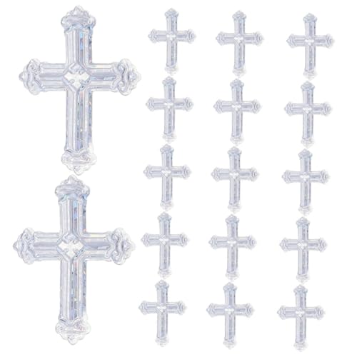 SEWACC Kreuz-konfetti Bunt für Religiöse Feiern Hochzeitstisch-deko Kommunion Taufe und Geburtstag Langlebiges Gleichmäßig Geschnittenes Party-streudekor Leicht zu Reinigen Festliche von SEWACC