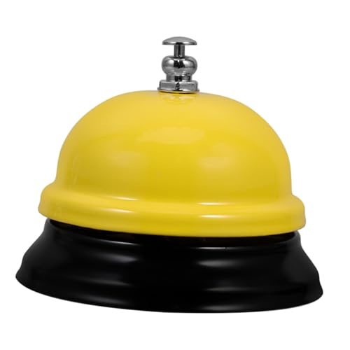 SEWACC Laute Serviceglocke Gelb mit Klarem Klang Professionelle Empfangsglocke für Senioren Büro Hotel Klassenzimmer Vielseitige Tischklingel von SEWACC