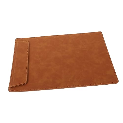 SEWACC Leder Klemmbrett Büro Multifunktional Schreibunterlage Dokumentenhalter Tragbar Für Konferenzen Manager Hotel Meetings Braunes Schreibbrett von SEWACC