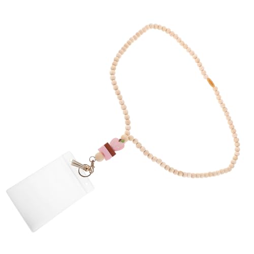 SEWACC Lehrer Lanyard mit Holzperlen Verstellbares Id Halter Design für Schlüssel und Ausweiskarten für Lehrer und Kreuzfahrten SEWACC Lehrer Lanyard mit Holzperlen Verstellbares Id Halter Design für Schlüssel und Ausweiskarten für Lehrer und Kreuzfahrten von SEWACC