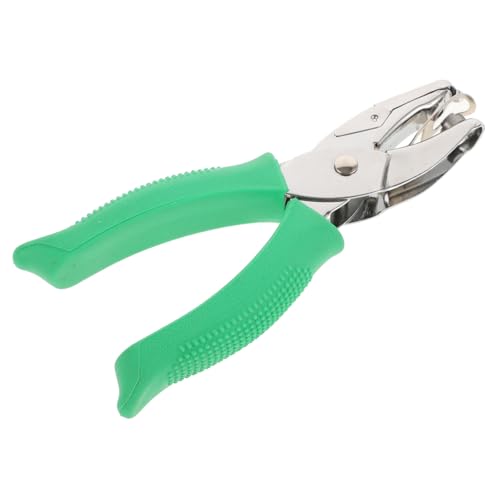 SEWACC Liebeslocher Herzlocherformen Handlocher Papierstanzer Herzförmiger Locher Planerlocher Einzellocher Kleiner Locher Bastelstanzer Grün von SEWACC