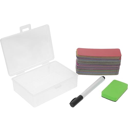 SEWACC Magnetische Whiteboard Etiketten Teilig Wiederverwendbare Namensschilder mit Beschreibbarer Oberfläche für Kühlschrank Magnettafel Büroorganisation Farbig SEWACC Magnetische Whiteboard Etiketten Teilig Wiederverwendbare Namensschilder mit Beschreibbarer Oberfläche für Kühlschrank Magnettafel Büroorganisation Farbig von SEWACC