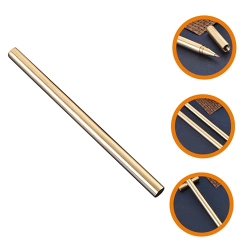SEWACC Massiver Kugelschreiber mit Deckel Großer Kapazität Glattes Schreiben Ergonomisch Rutschfest Business Stift für Büro Schule Student Praktische Werbe Schreibware von SEWACC
