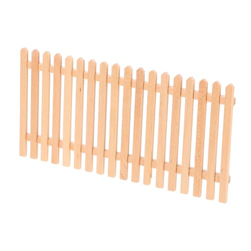 SEWACC Maßstab Holz Gartenzaun Panel Dekorativer Kleiner Gartenzaun für Puppenhaus Zubehör Langlebig und Detailreich für Miniaturlandschaft und Mikro Garten Dekoration SEWACC Maßstab Holz Gartenzaun Panel Dekorativer Kleiner Gartenzaun für Puppenhaus Zubehör Langlebig und Detailreich für Miniaturlandschaft und Mikro Garten Dekoration von SEWACC