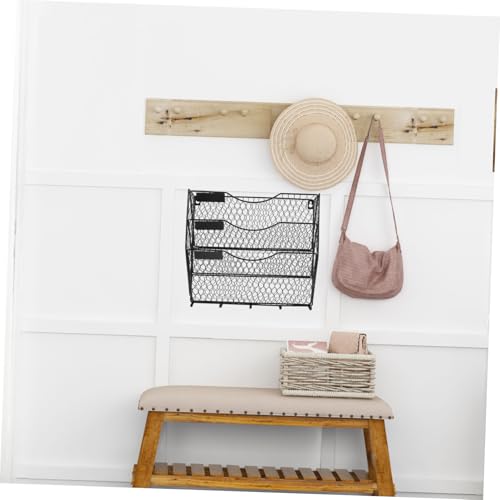 SEWACC Metall Drahtkorb Wandregal Stufig Wandhalter Organizer für Zeitschriften Dokumente Prospekte Platzsparend für Büro Wohnzimmer Schule SEWACC Metall Drahtkorb Wandregal Stufig Wandhalter Organizer für Zeitschriften Dokumente Prospekte Platzsparend für Büro Wohnzimmer Schule von SEWACC