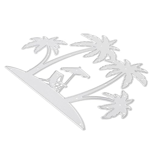 SEWACC Metall Stanzform Kokosnussbaum DIY Prägeschablone Strand Motive für Kartengestaltung Scrapbooking Album Dekoration Vielseitige Bastelvorlage SEWACC Metall Stanzform Kokosnussbaum DIY Prägeschablone Strand Motive für Kartengestaltung Scrapbooking Album Dekoration Vielseitige Bastelvorlage von SEWACC