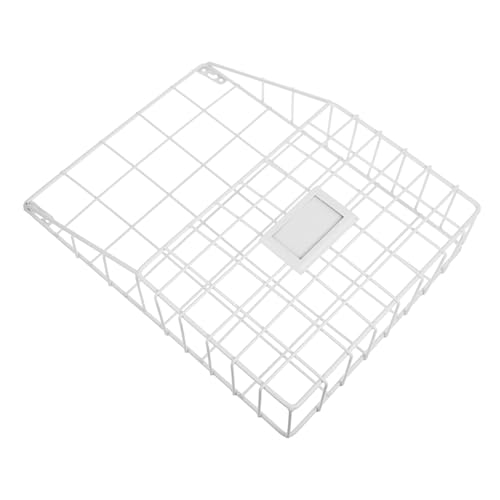 SEWACC Metall Wandhänger Bücherregal Weiß Wandmontierter Magazinhalter Dekorativer Drahtkorb Organizer Großer Kapazität Zeitungsständer für Büro Zuhause Schule SEWACC Metall Wandhänger Bücherregal Weiß Wandmontierter Magazinhalter Dekorativer Drahtkorb Organizer Großer Kapazität Zeitungsständer für Büro Zuhause Schule von SEWACC