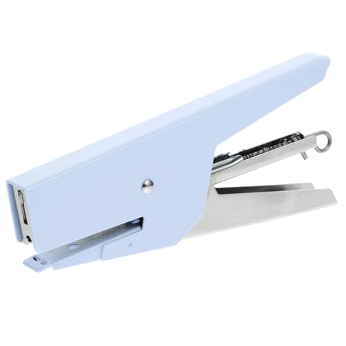 SEWACC Metallhandhefter Handlicher Wiederverwendbarer Hefter für Büro Schule Lehrer Robuster Ergonomischer Hefter in Pastellblau für Schnelles und Zuverlässiges Heften Mehrerer SEWACC Metallhandhefter Handlicher Wiederverwendbarer Hefter für Büro Schule Lehrer Robuster Ergonomischer Hefter in Pastellblau für Schnelles und Zuverlässiges Heften Mehrerer von SEWACC