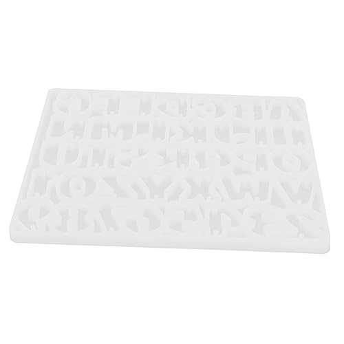 SEWACC Mini Buchstaben und Zahlen Silikonform für Ohrringe und Anhänger Langlebige Verschleißfeste DIY Gießform für Schmuckherstellung Geeignet für Handgemachte Anhänger und von SEWACC
