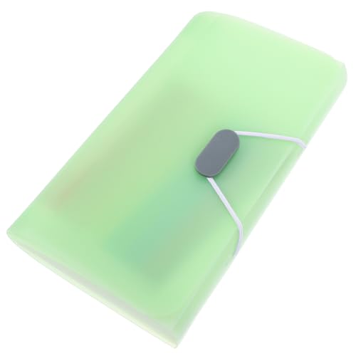 SEWACC Mini Fächermappe Ordner mit Mehreren Fächern Transparenter Accordion File Organizer in Candy Farben Praktischer Papierhalter für Büro Schule und Zuhause Dokumentenmappe für von SEWACC