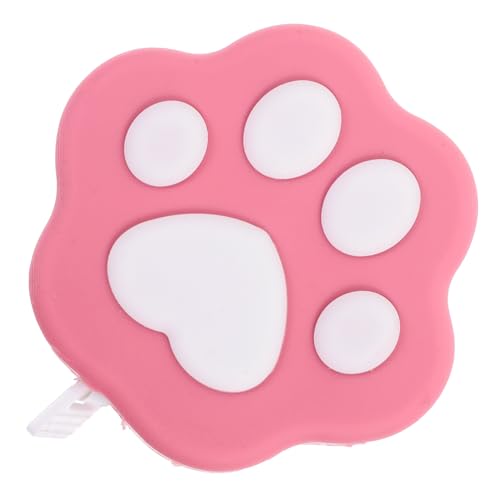 SEWACC Mini Maßband Katze Pfote Cartoon Tragbares Leichtes Maßband mit Buntem Design Einfach zu Bedienen für Körpermaße Wie Taillen und Hüftumfang Praktisches Zufällige Farbe von SEWACC