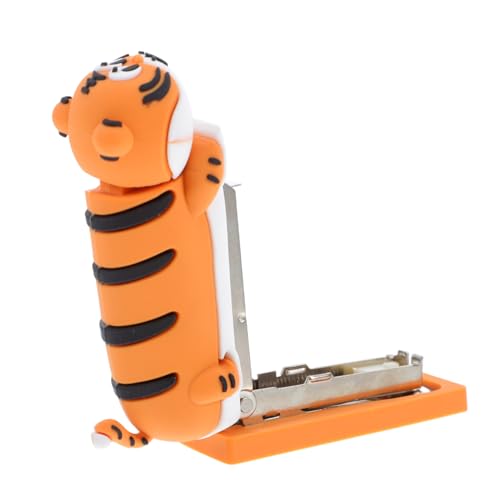 SEWACC Mini Tiger Handhefter Tragbarer Kreativer Desktop Hefter für Schüler und Bürobedarf Niedliches Tierdesign für Zuhause und Schule für Kleine Heftarbeiten SEWACC Mini Tiger Handhefter Tragbarer Kreativer Desktop Hefter für Schüler und Bürobedarf Niedliches Tierdesign für Zuhause und Schule für Kleine Heftarbeiten von SEWACC