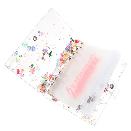 SEWACC Monate Budget Umschläge Ringbuch Taschen PVC Transparent Cash Organizer Sparschwein Geldfach für Budgetplanung und Dokumentenaufbewahrung von SEWACC