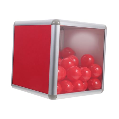 SEWACC Multifunktionale Quadratische Raffle Box mit Roten Bällen Spenden und Wahlbox für Veranstaltungen Vielseitiger Aufbewahrungsbehälter für Spendenbox Abstimmung und Fundraising SEWACC Multifunktionale Quadratische Raffle Box mit Roten Bällen Spenden und Wahlbox für Veranstaltungen Vielseitiger Aufbewahrungsbehälter für Spendenbox Abstimmung und Fundraising von SEWACC
