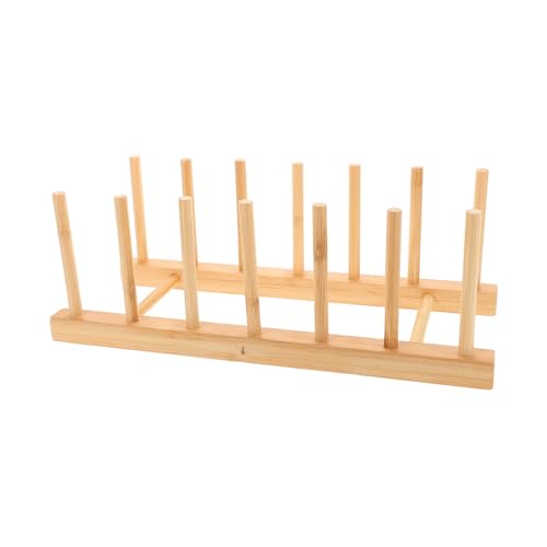 SEWACC Multifunktionaler Achsen Holzfadenhalter für Stickgarn und Strickzubehör Stabiles Garnspulen Aufbewahrungsregal mit Glatter Oberfläche Einfach zu Montierender Näh und Häkel von SEWACC