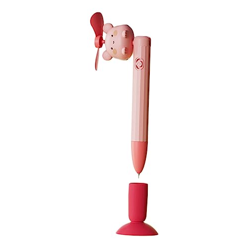SEWACC Multifunktionaler Kugelschreiber mit Integriertem Mini Handventilator Niedliches Cartoon Design Saugnapf Glattes für Schüler und Bürogebrauch SEWACC Multifunktionaler Kugelschreiber mit Integriertem Mini Handventilator Niedliches Cartoon Design Saugnapf Glattes für Schüler und Bürogebrauch von SEWACC