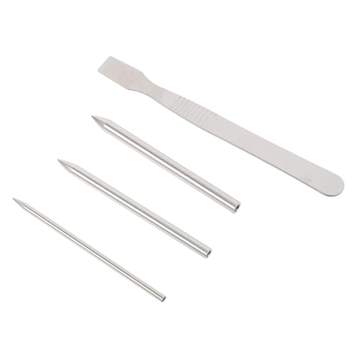 SEWACC Multifunktionales Näh und Schnürnadeln Set mit Glättwerkzeug Robustes Zubehör für Outdoor Reparaturen Schnürsenkel Fädeln Langlebig und Tragbar für Leder und Textilien von SEWACC