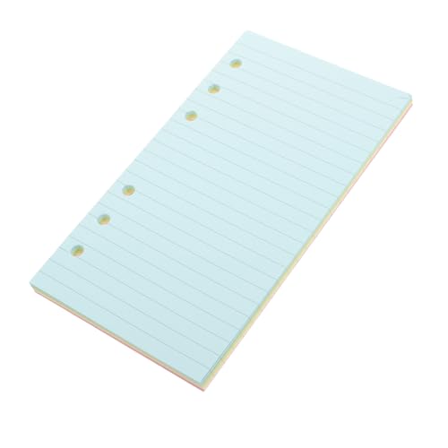 SEWACC Nachfüllblätter mit Löchern Liniertes Loseblattpapier für Notizbuch für Notizen Tagebuch und Finanzunterlagen von SEWACC