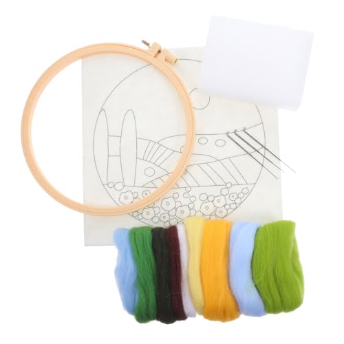 SEWACC Nadelfilz für Erwachsene mit Herbstlichem Diy Wollfilz mit Filznadeln Schaumstoffpad Filzstoff und Bilderrahmen Familien Bastelset für Gemütliche Wohnraumdeko SEWACC Nadelfilz für Erwachsene mit Herbstlichem Diy Wollfilz mit Filznadeln Schaumstoffpad Filzstoff und Bilderrahmen Familien Bastelset für Gemütliche Wohnraumdeko von SEWACC