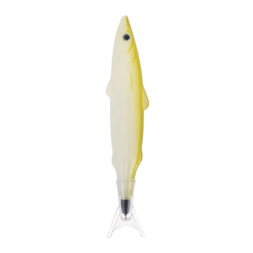 SEWACC Neuartige Kugelschreiber Cartoon Kugelschreiber Fischförmiger Kugelschreiber Kreativer Fisch Kugelschreiber Schulschreibstift Fisch Briefpapier Gesalzener Fischform Kugelschreiber von SEWACC