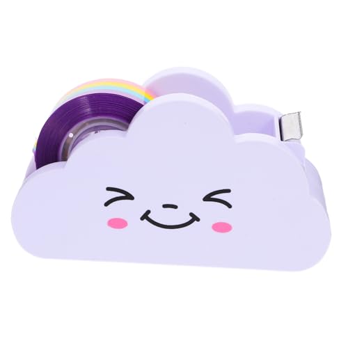SEWACC Niedlicher Wolken klebebandabroller mit Präzisem Schneidesystem Kleiner Vielseitiger Tisch klebebandspender für Schüler und DIY Bunte Klebeband kombination für Schule und Büro SEWACC Niedlicher Wolken klebebandabroller mit Präzisem Schneidesystem Kleiner Vielseitiger Tisch klebebandspender für Schüler und DIY Bunte Klebeband kombination für Schule und Büro von SEWACC