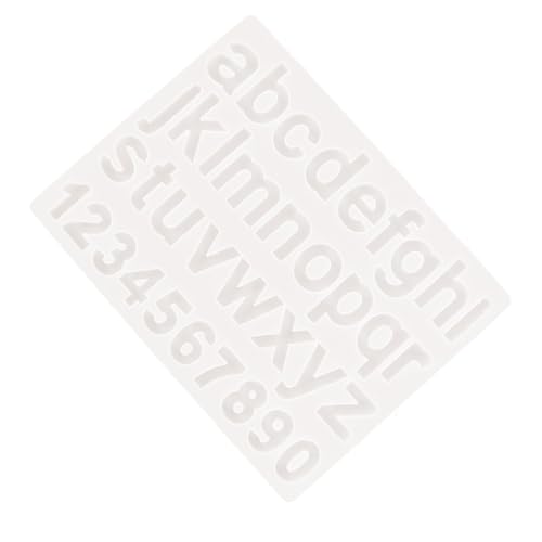 SEWACC Non Stick Silikonform Zahlen und Buchstaben für Schmuckherstellung Langlebige DIY Harzform für Kreative Bastelprojekte Wiederverwendbar und Einfach zu Reinigen für Heimdekoration SEWACC Non Stick Silikonform Zahlen und Buchstaben für Schmuckherstellung Langlebige DIY Harzform für Kreative Bastelprojekte Wiederverwendbar und Einfach zu Reinigen für Heimdekoration von SEWACC
