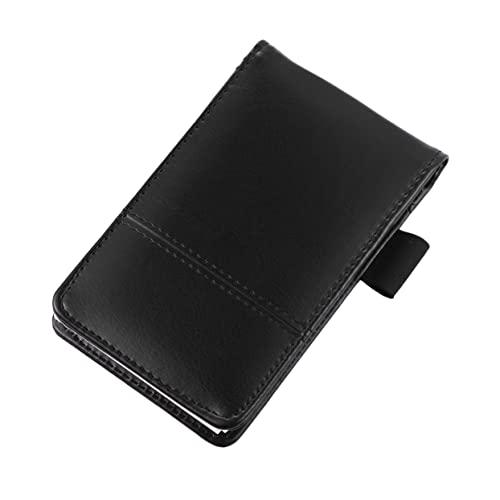 SEWACC Notizbuch Tragbarer Notizblock Memo Pad Büromaterial für Schule und Büro Schwarz ohne Stift von SEWACC